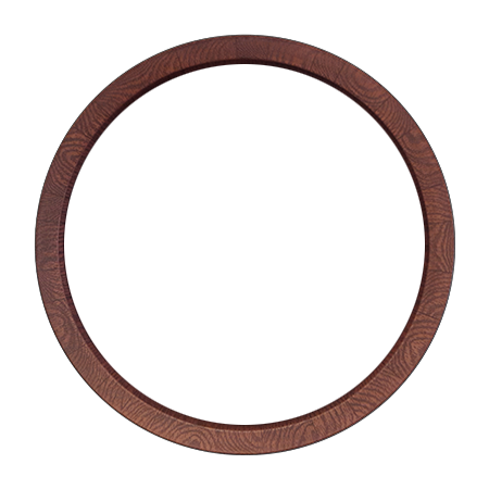Barrel Top Wood Sign