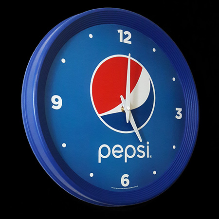 15” Ribbed Edge Clock