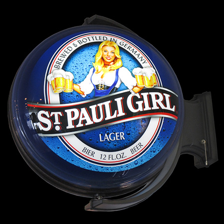 18” Illuminated Rotating Round Pub Sign